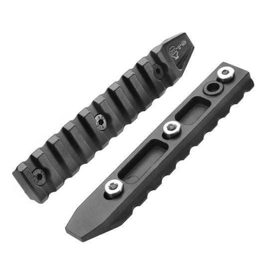 Ares KeyMod 21mm Aluminium Schienen Set Octarms 4.5-Zoll (2 Stck) schwarz Bild 2