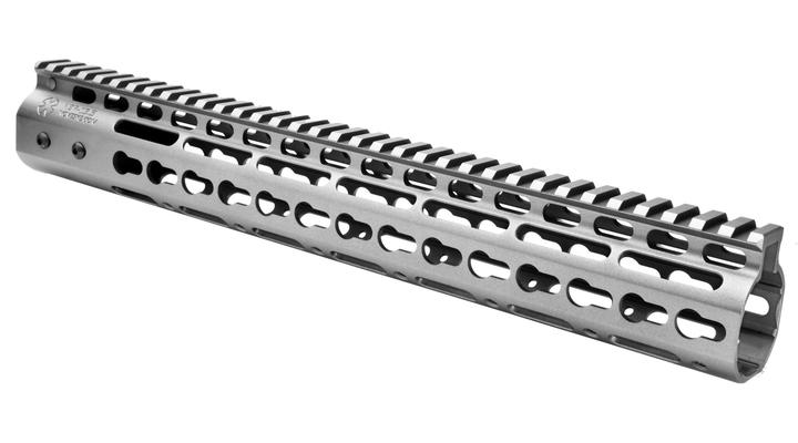 MadBull / Noveske M4 Aluminium NSR Rail Handguard 13.5 Zoll grau Bild 1