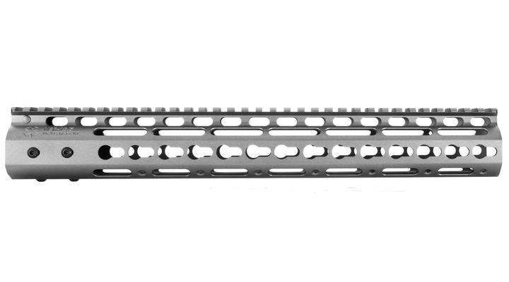 MadBull / Noveske M4 Aluminium NSR Rail Handguard 13.5 Zoll grau Bild 2
