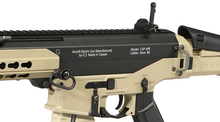 ICS CXP APE R Rifle Vollmetall EBB S-AEG 6mm BB Bicolor Bild 8