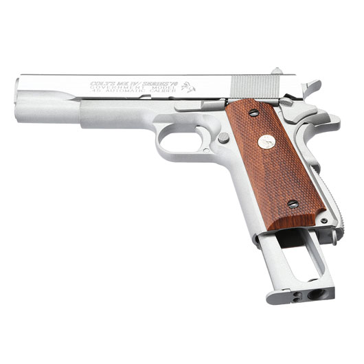 Cybergun Colt MK IV Series 70 Vollmetall CO2 BlowBack 6mm BB Stainless-Version Bild 5