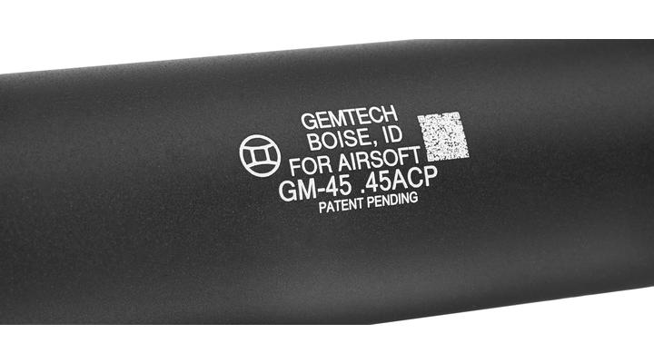 MadBull / Gemtech GM-45 Suppressor Silencer 14mm- schwarz Bild 3