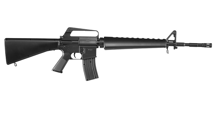 Well M16A1 Rifle Springer Softair 6mm BB schwarz Bild 2