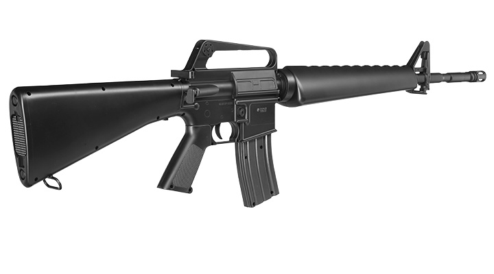 Well M16A1 Rifle Springer Softair 6mm BB schwarz Bild 3