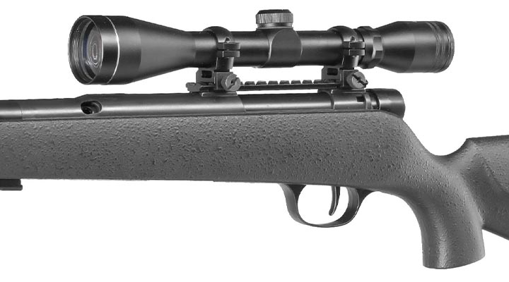 UHC Super X-9 Bolt Action Snipergewehr inkl. Zweibein / Zielfernrohr Springer 6mm BB schwarz Bild 10
