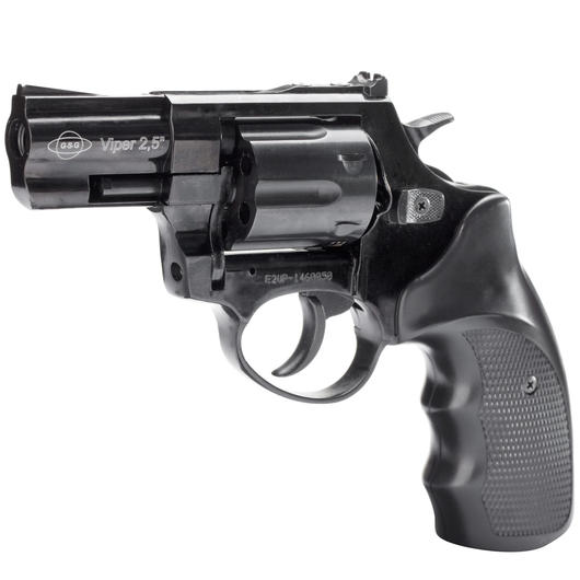 EKOL Viper Compact 2,5 Zoll Schreckschuss-Revolver 9mm R.K. brniert Bild 1