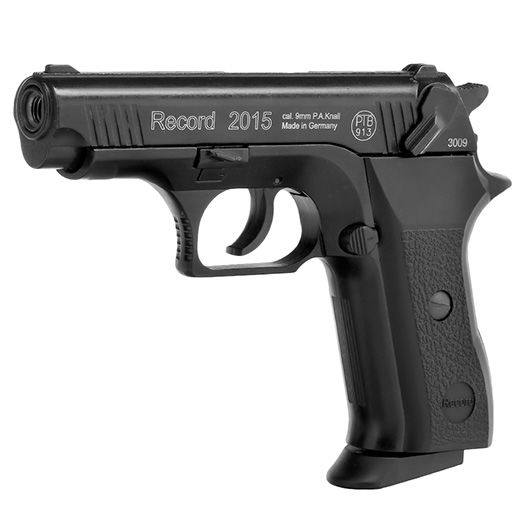 Record 2015 Schreckschuss Pistole Kal. 9mm P.A. Knall schwarz Bild 1