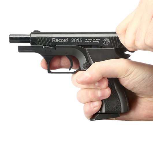 Record 2015 Schreckschuss Pistole Kal. 9mm P.A. Knall schwarz Bild 10
