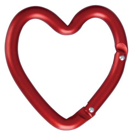 Munkees Schl&uuml;sselanh&auml;nger Herz-Karabiner