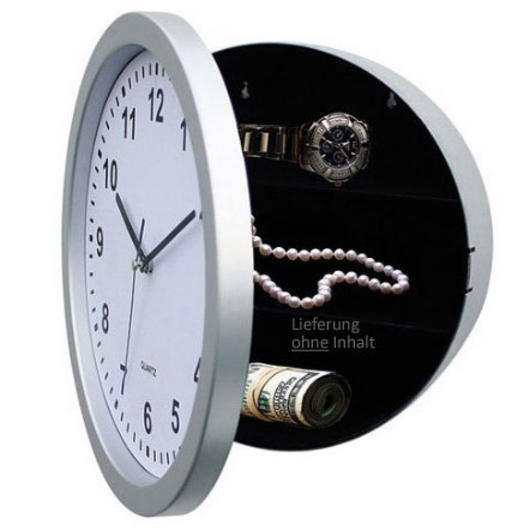 Wanduhr mit Geheimversteck