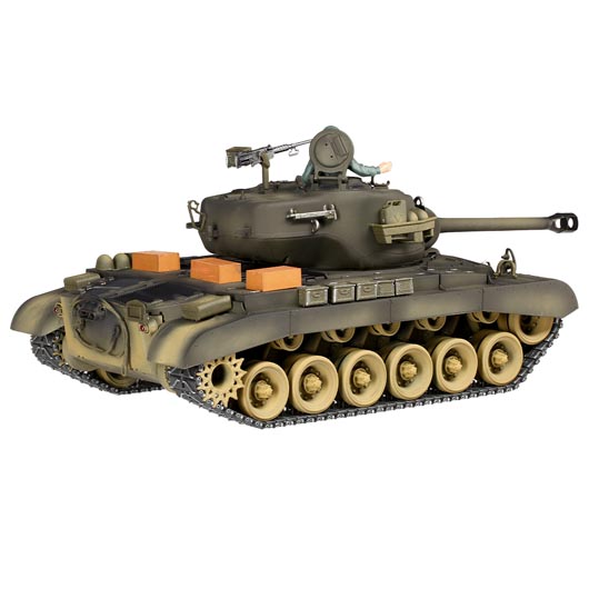 Torro RC Panzer Pershing M26 Pershing Snow Leopard grn 1:16 Metallketten schussfhig 1112873426 Bild 4