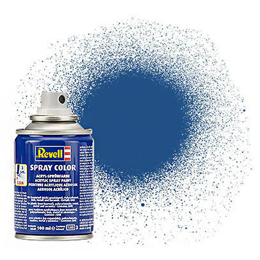 Revell Acryl Spray Color Sprhdose Blau matt 100ml 34156