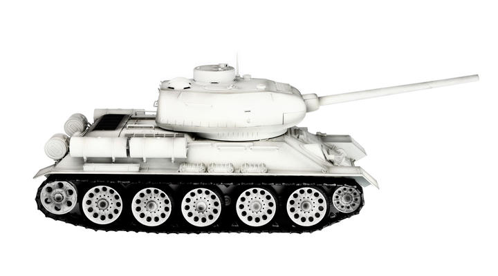Torro RC Panzer T34/85 Pro Edition 1:16 schussfhig RTR Schneetarn camo Bild 3