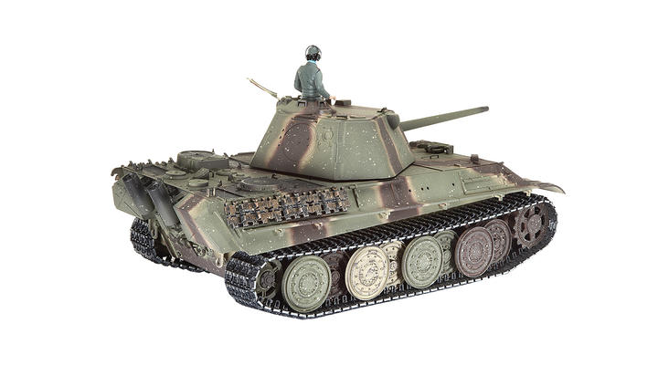 Torro RC Panzer Panther F Pro Edition 1:16 schussfhig RTR Airbrush camo Bild 2