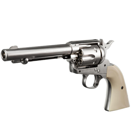 Colt Single Action Army 45 nickel CO2 Revolver 4,5mm BB Bild 1