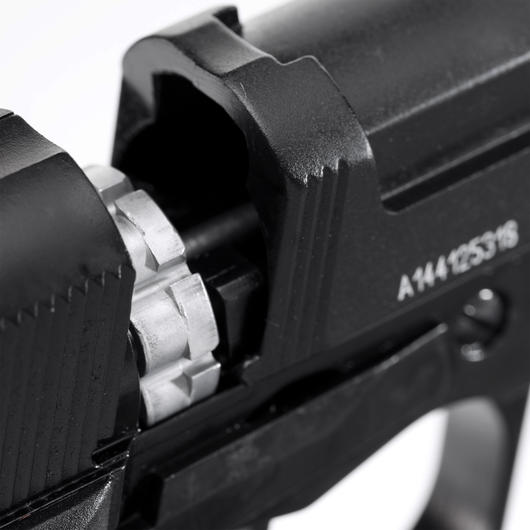 Walther CP88 4 Zoll CO2 Luftpistole 4,5mm (.177) Diabolo schwarz brniert Bild 3