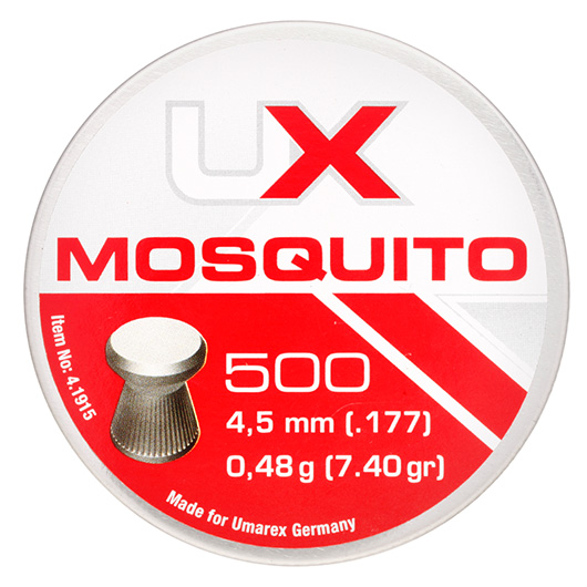 Umarex Flachkopf-Diabolos Mosquito 4,5mm 500 Stck Bild 3
