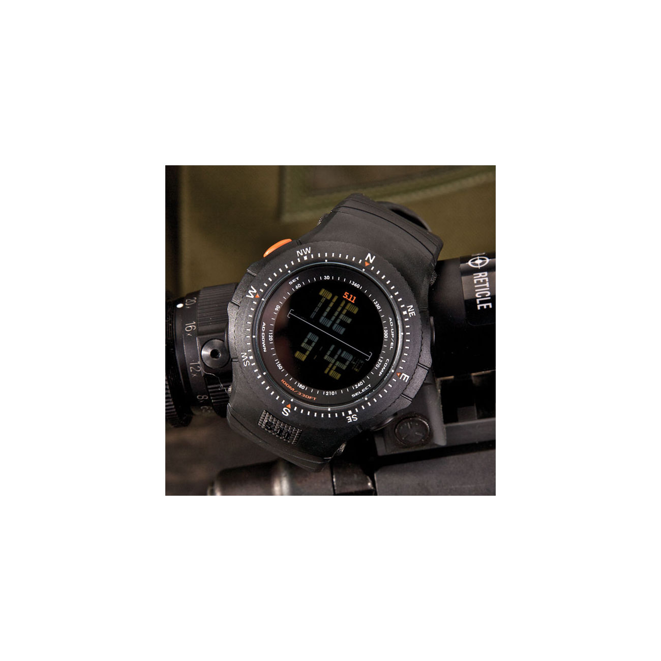 5 11 Tactical Digital Uhr Field Ops Watch Schwarz Kotte And Zeller