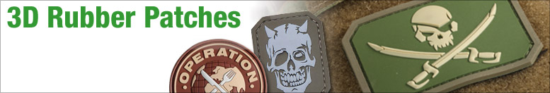 3-D Rubber Patches 3-D Rubber Patches