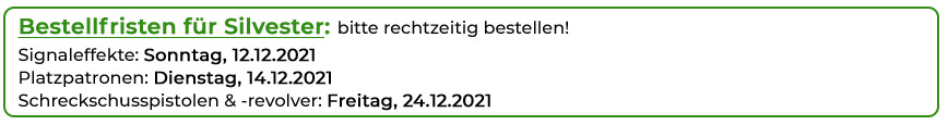 Signalmunition / Signaleffekte Signalmunition / Signaleffekte
