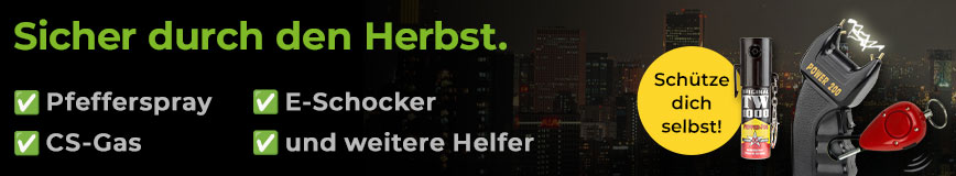 Selbstschutzartikel für die dunkle Jahreszeit Selbstschutzartikel für die dunkle Jahreszeit