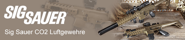 Sig Sauer CO2-Luftgewehre 4,5 mm Diabolo Sig Sauer CO2-Luftgewehre 4,5 mm Diabolo