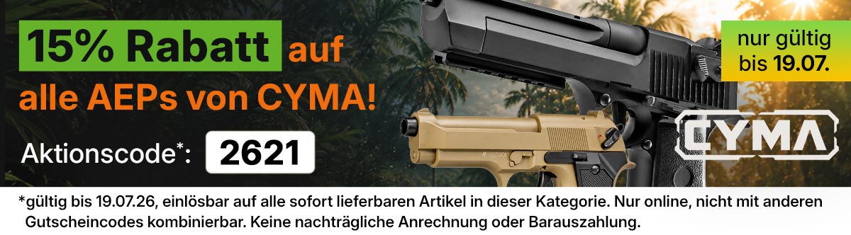 Cyma AEP Airsoft Pistolen 6mm BB