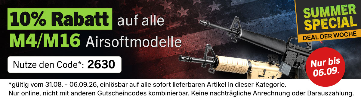 Rabattaktion M4/M16 Airsoftwaffen