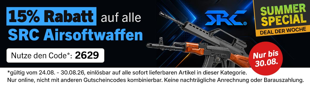 Rabattaktion SRC Airsoftwaffen