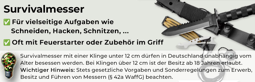 Survivalmesser Survivalmesser