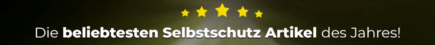 Empfohlene Selbstschutzartikel Empfohlene Selbstschutzartikel