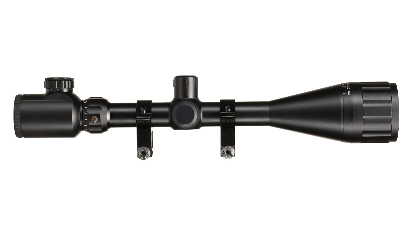 AS-24 Zielfernrohr 4-16x50AO mit Montageringe fr 20-22 mm Schiene schwarz Bild 1