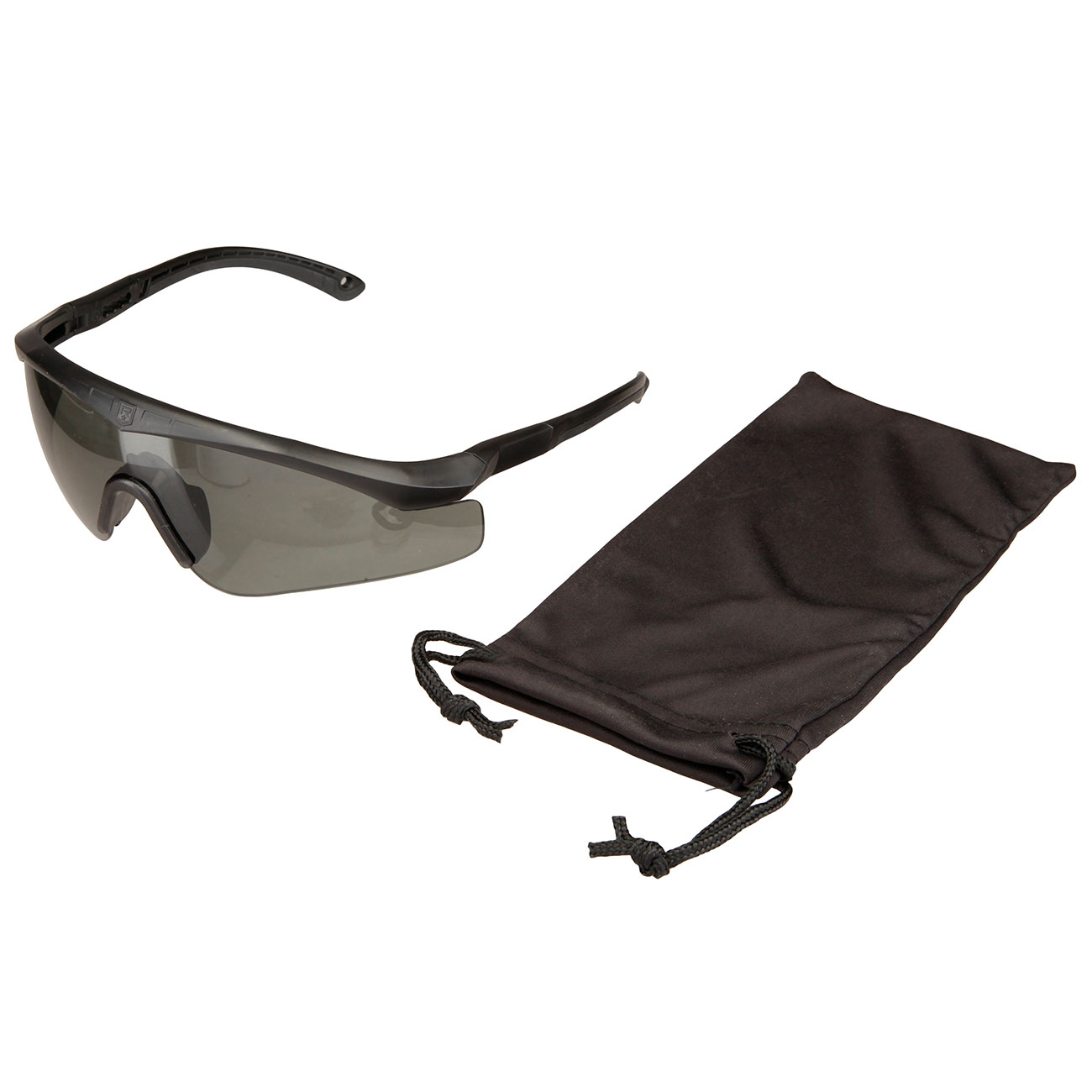Revision ballistische Schutzbrille Sawfly Legacy MAX-Wrap Basic Kit schwarz Glasfarbe rauch-getnt