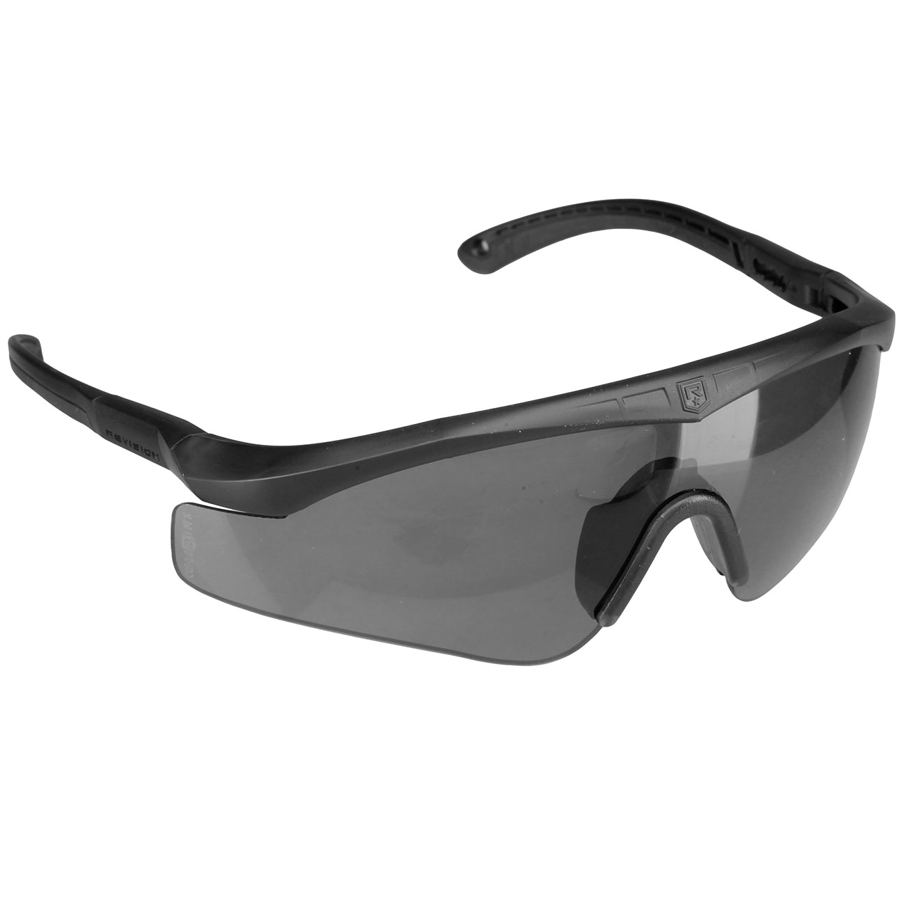 Revision ballistische Schutzbrille Sawfly Legacy MAX-Wrap Basic Kit schwarz Glasfarbe rauch-getnt Bild 2