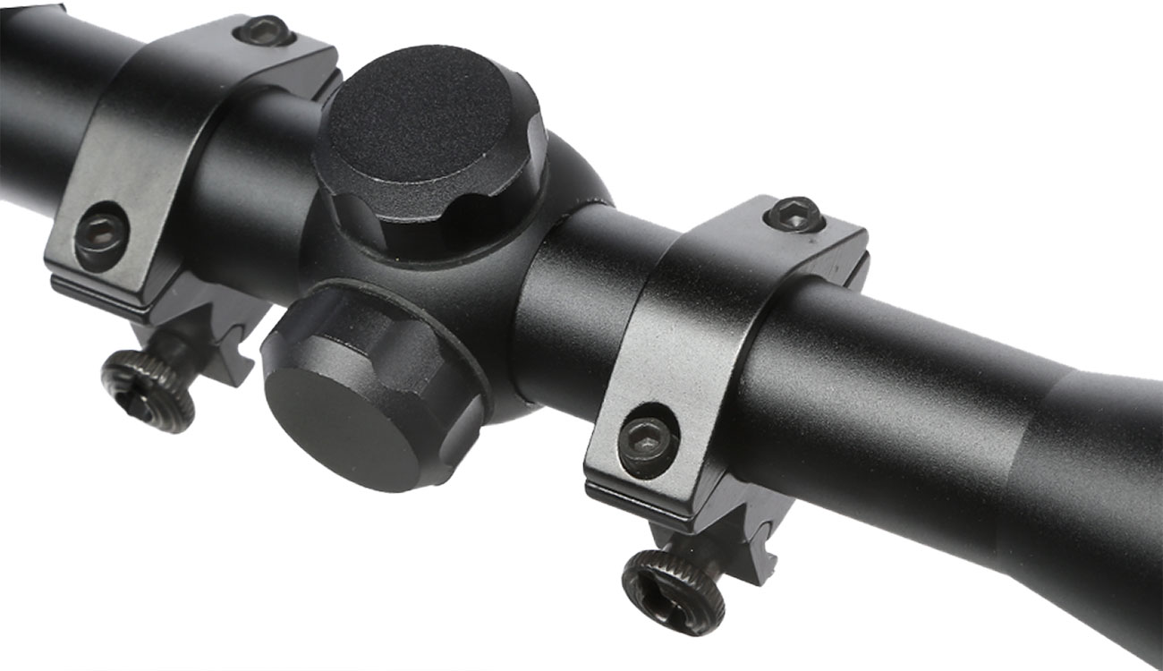 Max Tactical Zielfernrohr 3-9x32 E Leuchtabsehen inkl. Ringe für 22 mm Schiene Bild 6