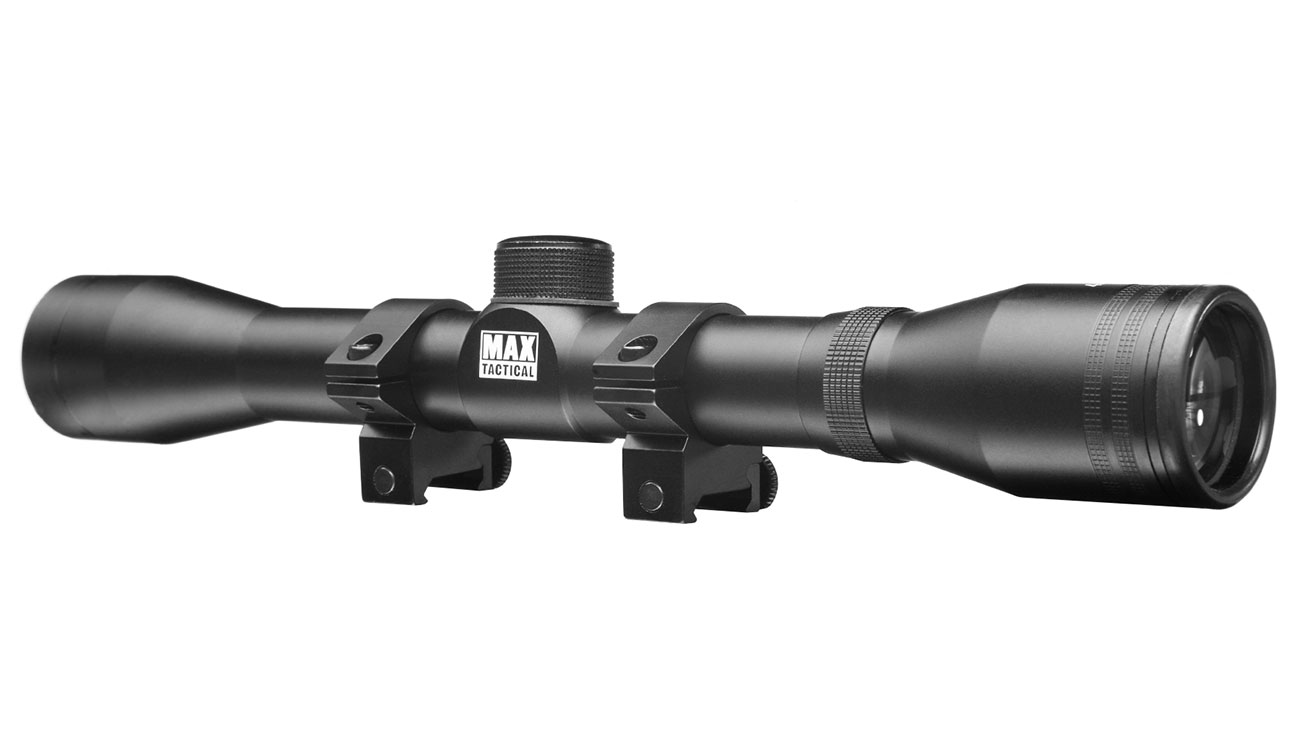 Max Tactical Zielfernrohr 4x32 inkl. Ringe für 22 mm Schiene Bild 3