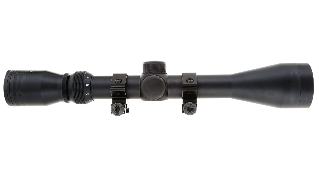 Max Tactical Zielfernrohr 3-9x40 inkl. Ringe für 22 mm Schiene Bild 3