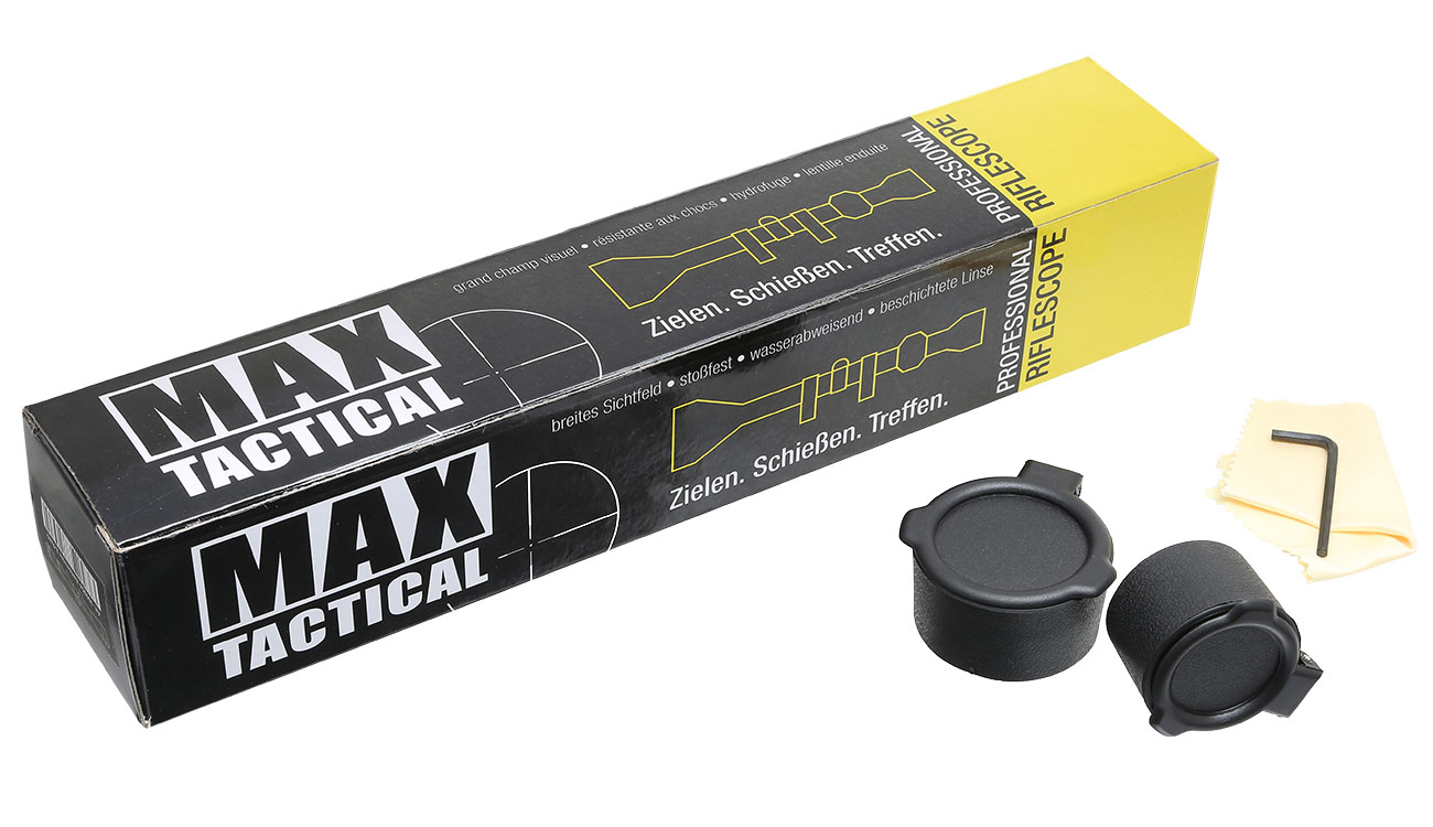 Max Tactical Zielfernrohr 3-9x40 inkl. Ringe für 22 mm Schiene Bild 7