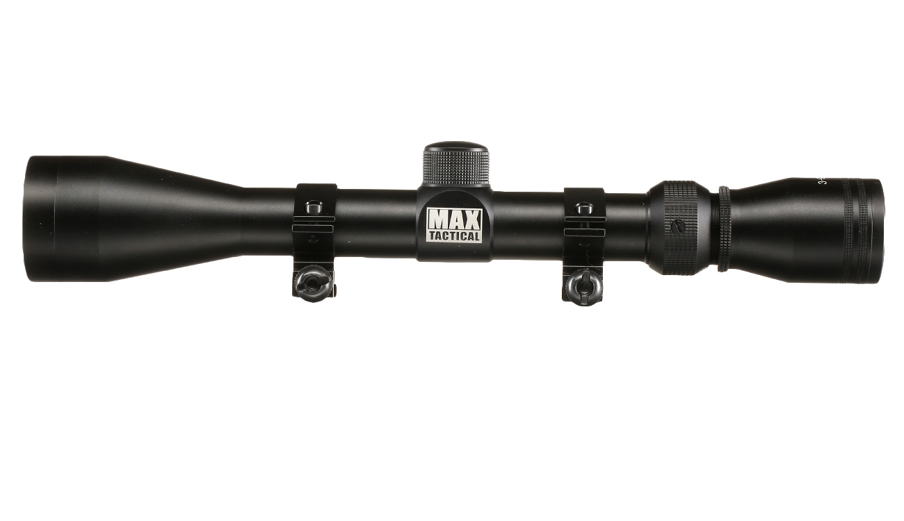 Max Tactical Zielfernrohr 3-9x40 inkl. Ringe für 22 mm Schiene Bild 3