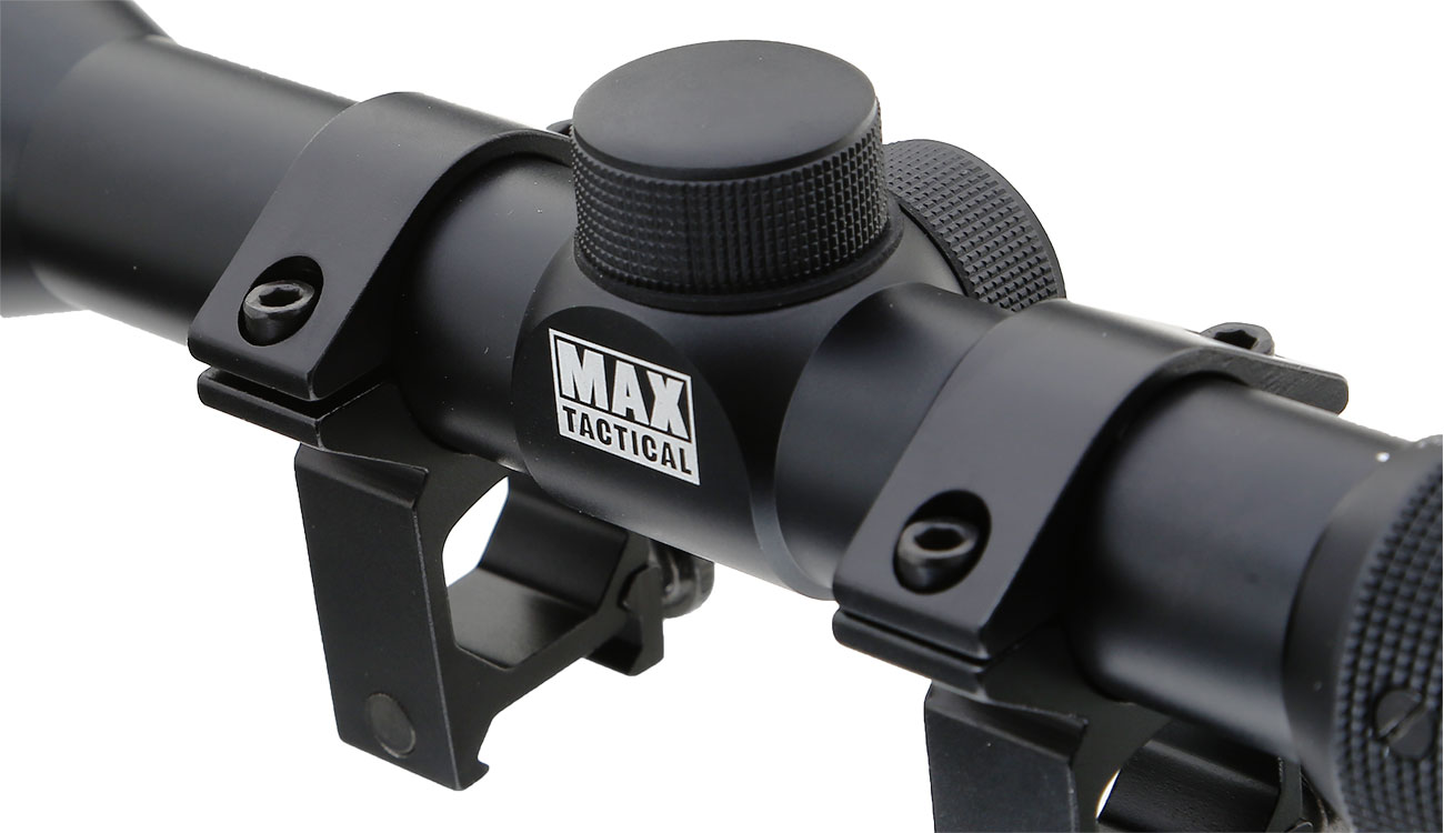 Max Tactical Zielfernrohr 3-9x50 inklusive Halteringe / Montage für 22 mm Bild 6