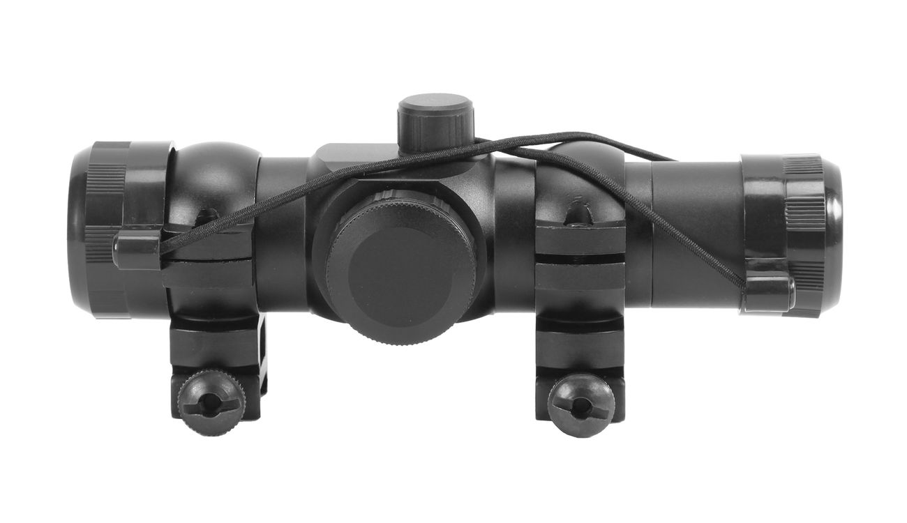 Max Tactical Leuchtzielgerät 1x30 Red Dot inkl. Ringe für 22 mm Schiene Bild 2