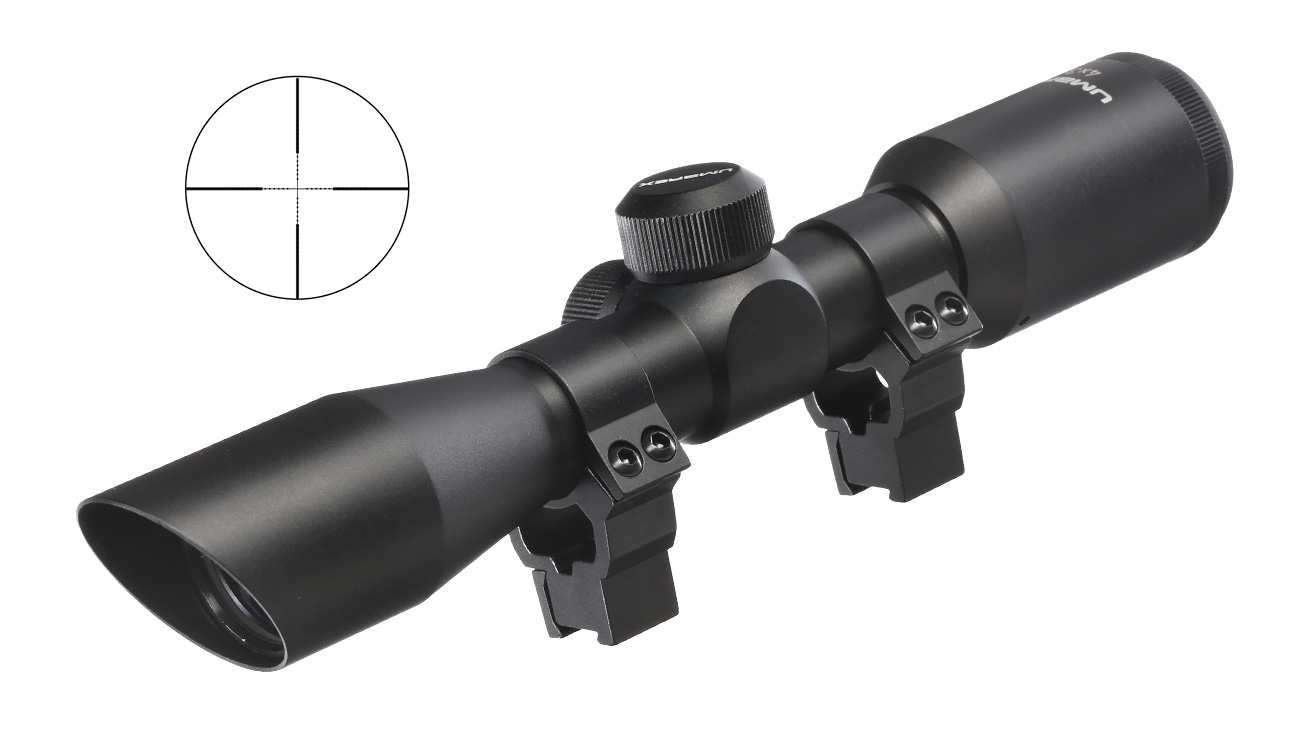 Umarex Zielfernrohr Compact 4x32 MilDot Absehen Halterung fr 11 mm Schiene