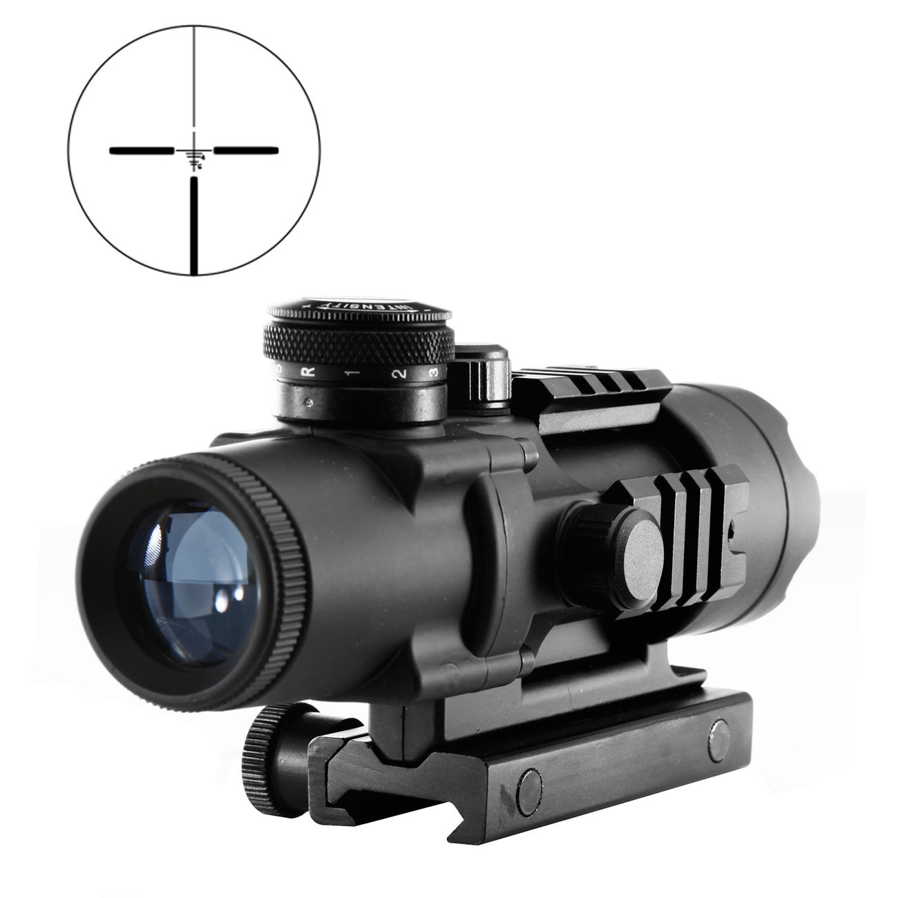 Aim-O 4x32 Tactical Compact Scope beleuchtet schwarz AO 3036-BK