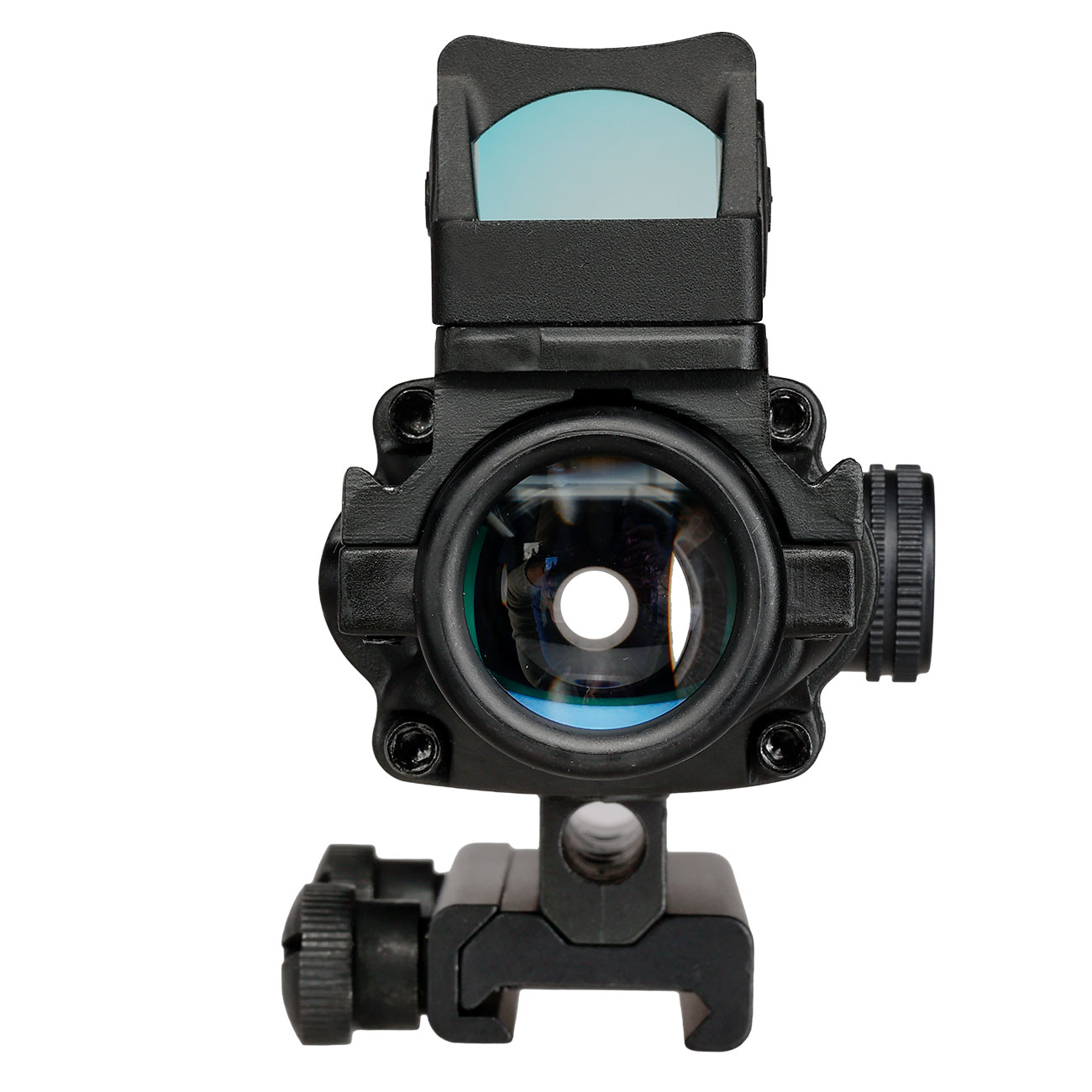 Aim-O TA01 Style Scope 4x32 Fiber bel. m.Micro RedDot Visier schwarz AO 1003-BK Bild 8