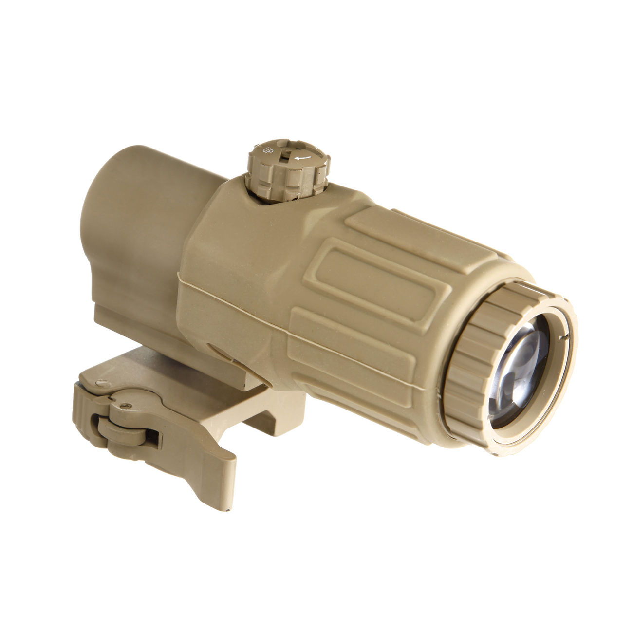 Versandrcklufer Aim-O E33 Style 3x Magnifier Tan AO 5348-DE Bild 2