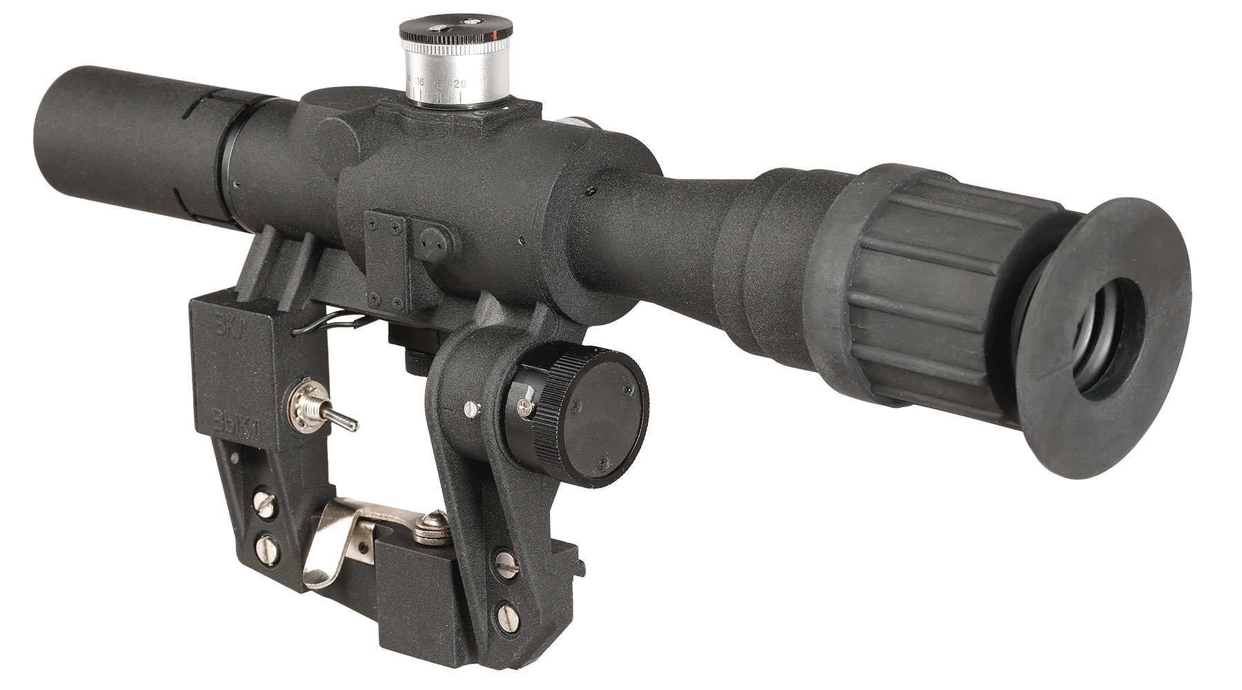 Aim-O PSO-1 4x24 Red-Dot Scope Zielgert mit integrierter SVD-Seitenmontage schwarz AO 5352-BK Bild 5