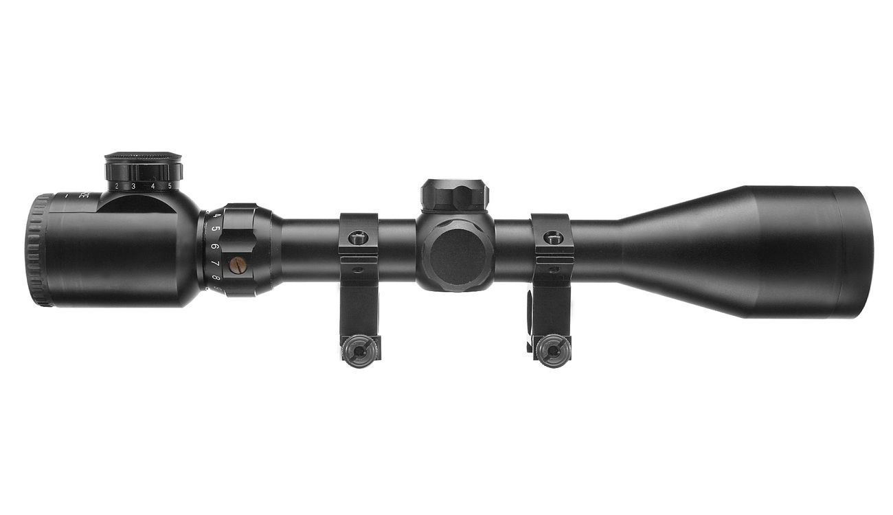 Max Tactical Zielfernrohr 3-12x42E beleuchtet inkl. Ringe fr 22 mm Schiene Bild 1
