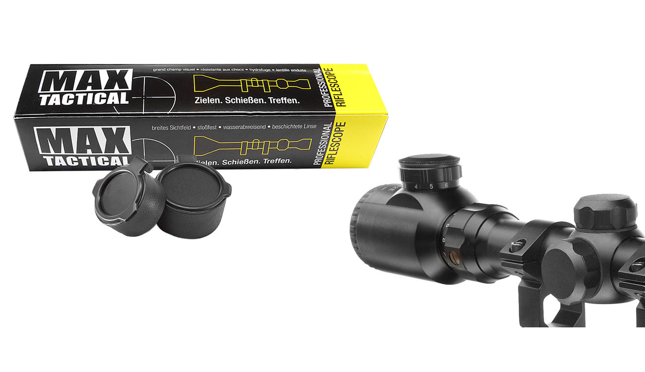 Max Tactical Zielfernrohr 3-12x42E beleuchtet inkl. Ringe fr 22 mm Schiene Bild 1