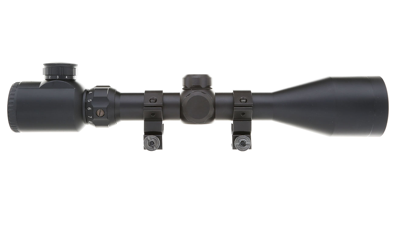 Max Tactical Zielfernrohr 3-12x42E beleuchtet inkl. Ringe für 11 mm Schiene Bild 3