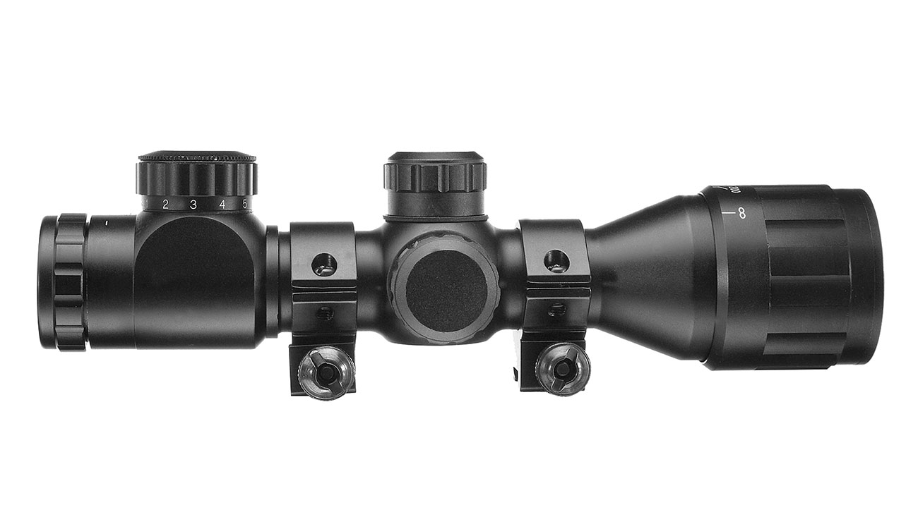 Max Tactical Zielfernrohr 4x32CE-AO beleuchtet für 11 mm Schiene Bild 1